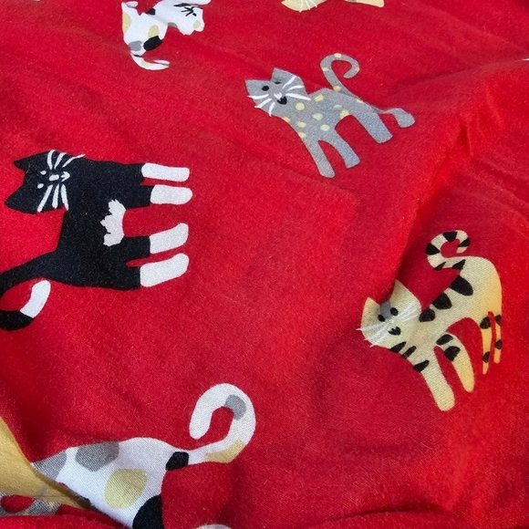 Bellepointe Cotton Pajama Set Red Button Down Sleepwear Medium ❤️ - Picture 11 of 15